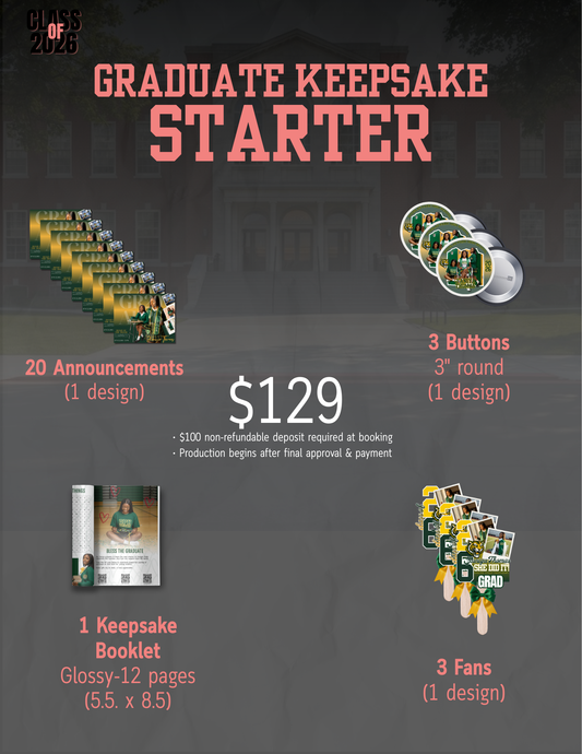 Custom Graduate Keepsake Starter Bundle